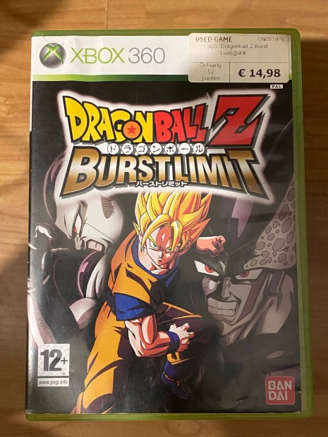 Dragon ball Z burst limit xbox 360 jtk