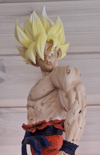 Dragon ball, Son Goku SSJ figura, 43 cm