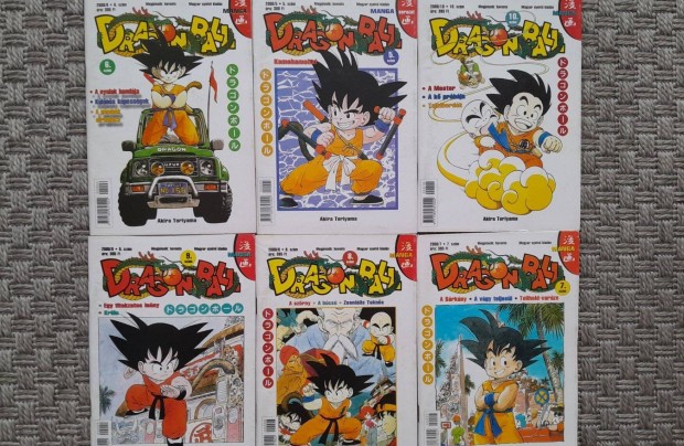 Dragon ball manga kpregny magyar 6 db