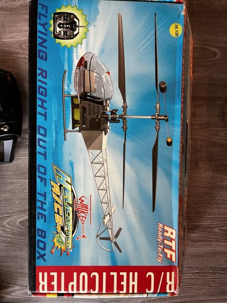 Dragonfly 5-4 koaxlis RC helikopter profi tvval