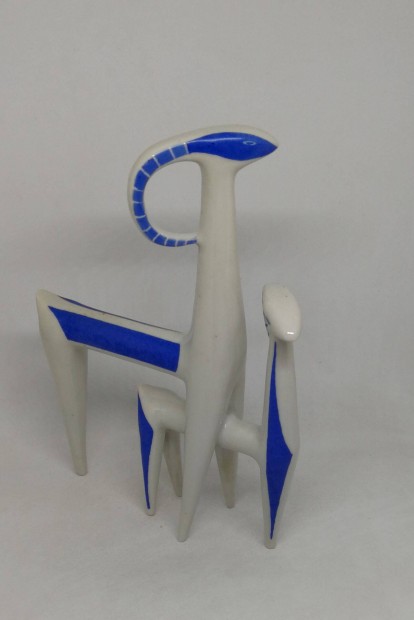 Drasche porcelán Art deco Muflon pár!