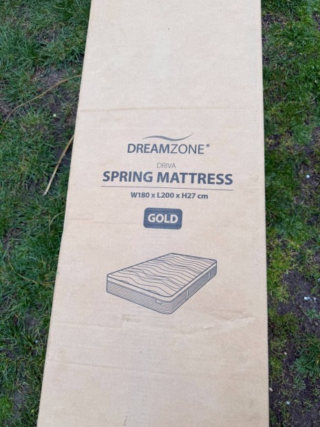 Dreamzone Driva Spring matrac 180x200 �j, bontatlan (Gold)