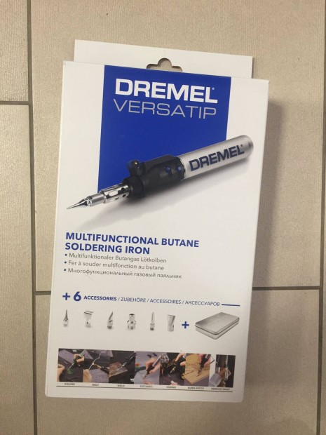 Dremel 2000-6 Versatip Hobby gz-forrasztpka, 6 tartozk