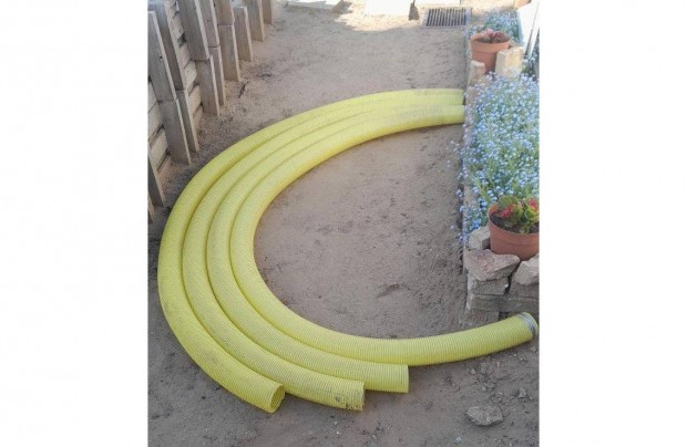 Dréncső 100-as nem perforált 4x340cm