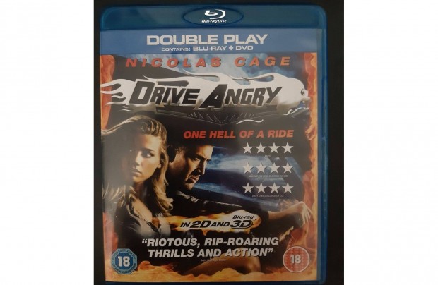 Drive Angry 3D blu-ray film (Nicolas Cage, Amber Heard) - csak angol