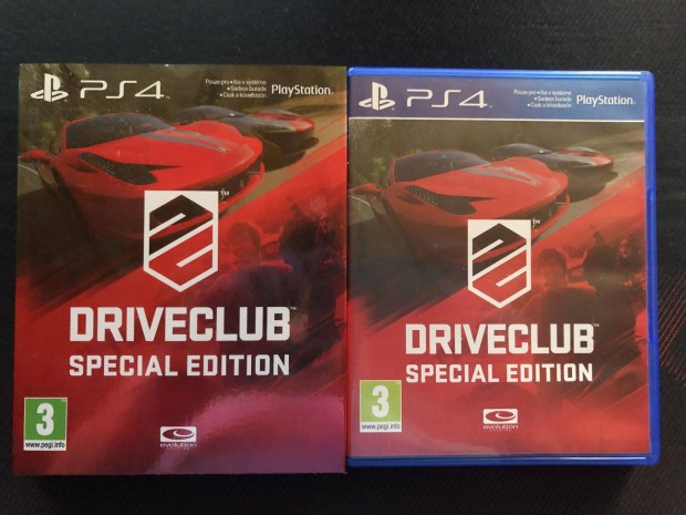 Driveclub Special Editon PS4 jtk jszer llapotban