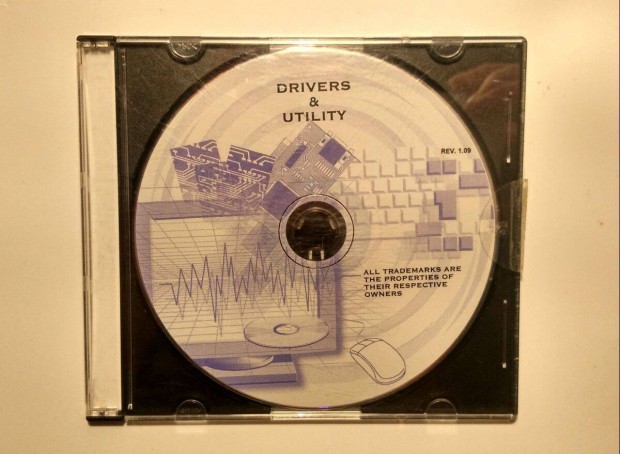 Drivers and Utility rev. 1.09 CD (teszteletlen)