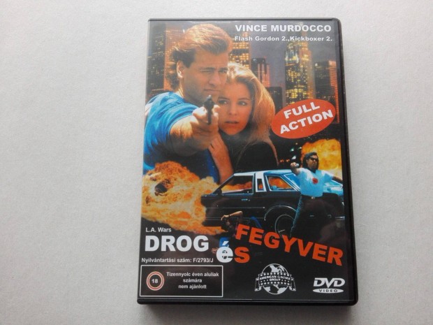 Drog s fegyver cm j, eredeti DVD film (magyar)elad !