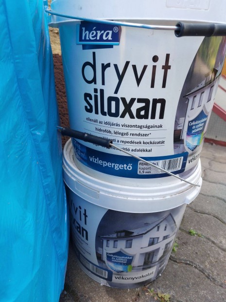 Dryvit Siloxan kapart vakolat 1,5 mm vzleperget - sznezett!
