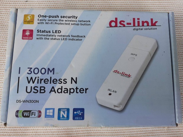 Ds-Link DS-WN300N wifi usb adapter, 300Mbps