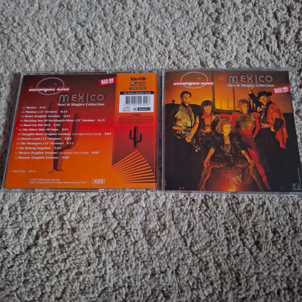 Dschinghis Khan - Mexico - Maxi & Singles Collection Cd