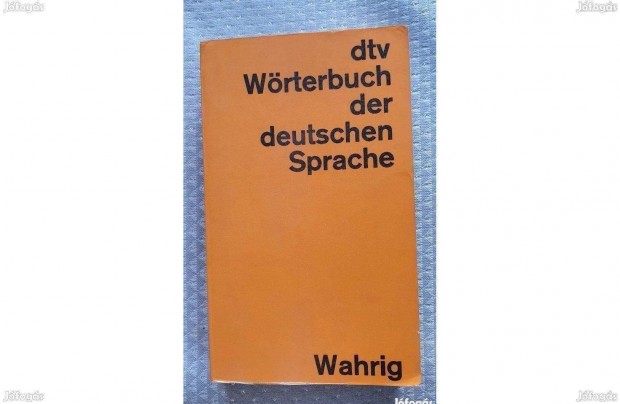 Dtv Wrterbuch der deutschen Sprache nmet nyelv sztr