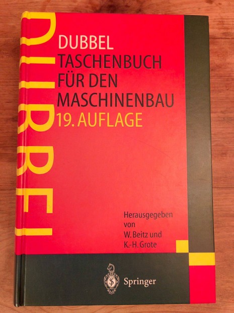 Dubbel aschenbuch für den Maschinenbau, 19. Auflage