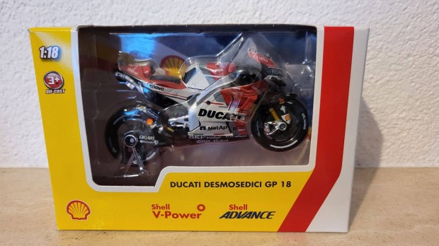 Ducati Desmosedici GP18 1/18 Moto GP motor modell, makett