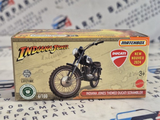 Ducati Scrambler - Indiana Jones - 2024 6/100 -  Matchbox - 1:64