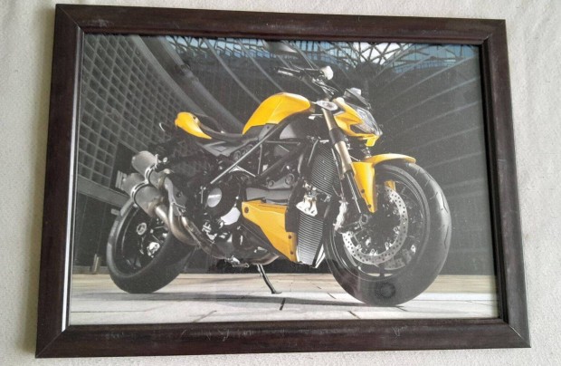 Ducati Streetfighter keretezett dekorkp 20x30cm