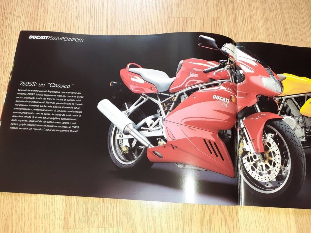 Ducati Supersport prospektus - olasz/angol nyelv