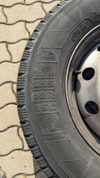 Ducato 5x118 15-ös felni és téli gumi