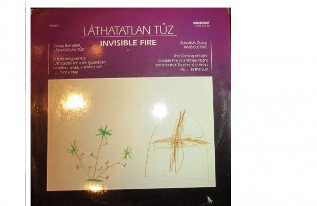 Dukay Barnabs Lthatatlan Tz / Invisible Fire bakelit lemez elad