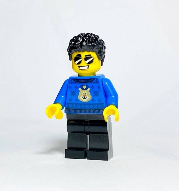 Duke Detain - Karcsonyi pulcsiban Eredeti LEGO minifigura - j