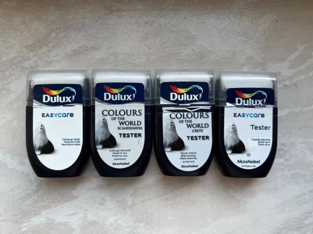 Dulux fehér festék minta tester