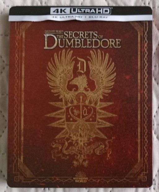 Dumbledore titkai 4K uhd +blu ray steelbook 
