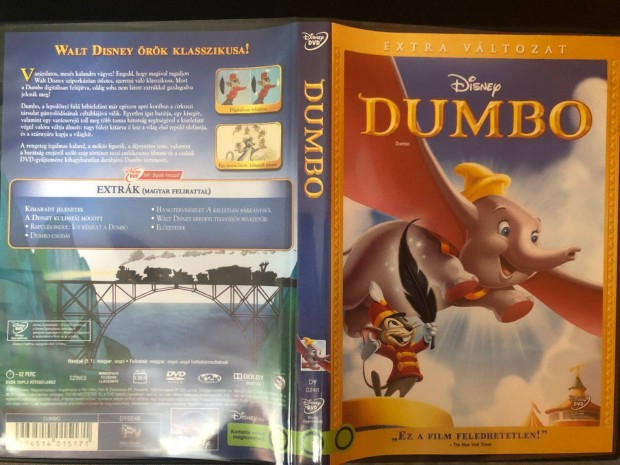 Dumbo - Disney (karcmentes, extra vltozat) DVD