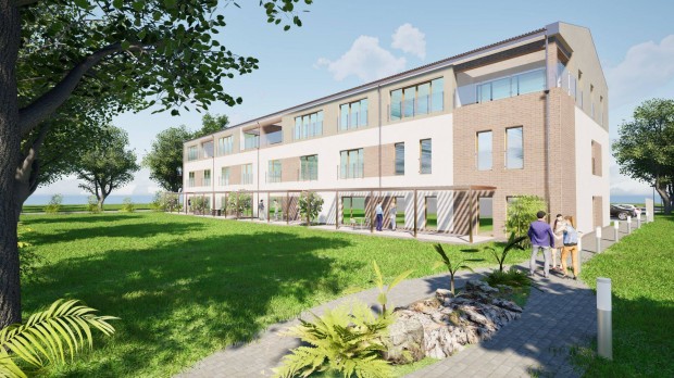 Duna Luxe V�zparti, �j �p�t�s� Lak�sok Kiskunlach�z�n