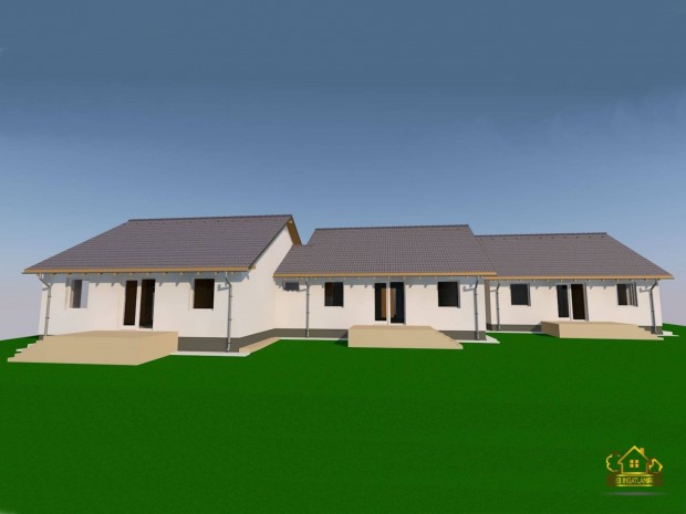 Dunaharasztin, Fels�v�rosban �j �p�t�s� sorh�zi lak�sok! 854-856