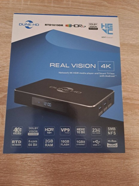 Dne Real Vison 4K mediaplayer