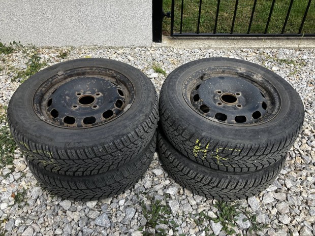 Dunlop Response 2 téli gumi, 175/65 R14, 4db, acélfelni!