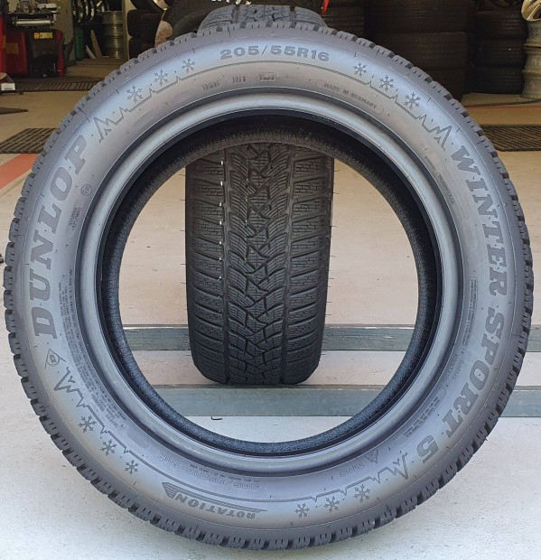 Dunlop Wintersport 205/55 R16 jszer tlki gumi 2db 2023. /T162