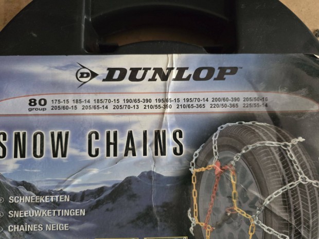 Dunlop hólánc 80-as 9mm