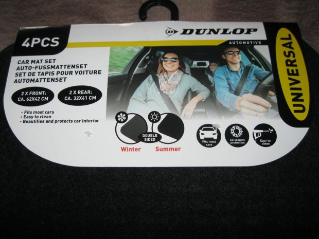 Dunlop téli nyári autószőnyeg garnitúra