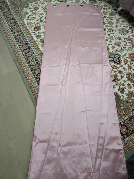 Dunnes hosszú rózsaszín függöny 150*210