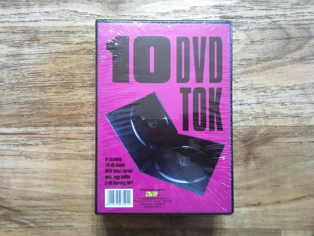Dupla DVD Slim tok 10 darabos bontatlan csomagolsban, csak 1000 Ft