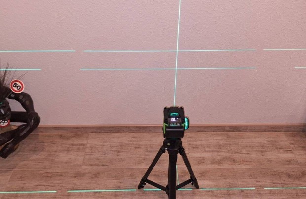 Dupla aksi+tripod 4D-16 vonalas 360 zldfny szintezlzer