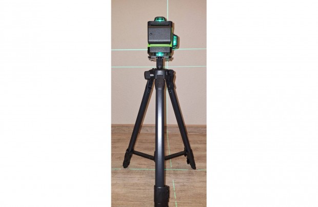 Dupla aksi+tripod 4D-16 vonalas 360 zldfny szintezlzer -Utnvte