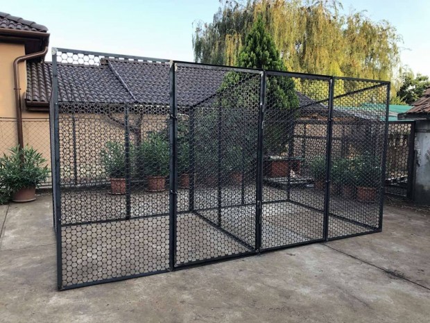 Dupla kutya kennel (4*2m)