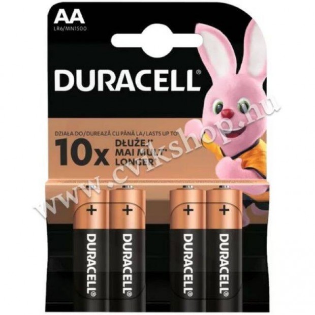 Duracell Basic Elem ceruza R6,AA 1,5V bliszteres 4 db/bliszter