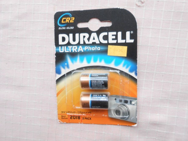 Duracell Ultra Photo CR 2 elemek