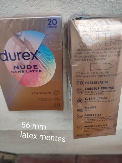 Durex Nude latex mentes vszer 40 db