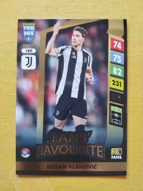 Dusan Vlahovic (Juventus) FIFA 365 2025 Fans Favourite focis krtya