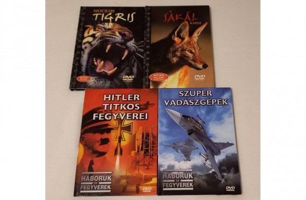 Dvd Filmek ,A sakl napjai, Mocsri tigris, Szuper vadszgpek