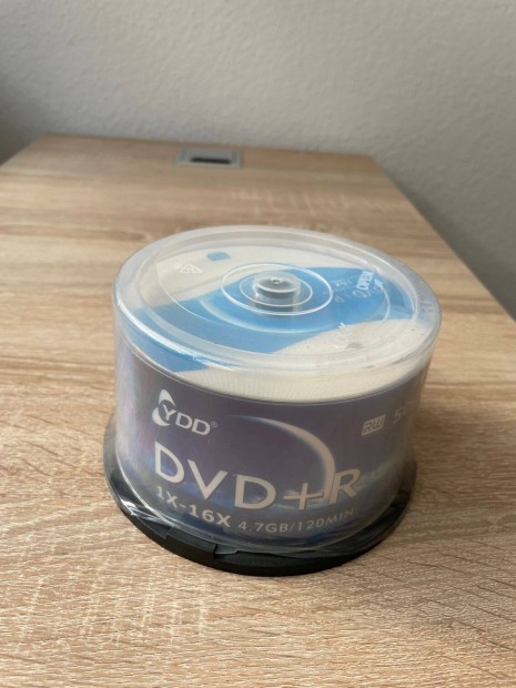 Dvd+R 4,7 GB/120 min 550 db 50 db/csomag