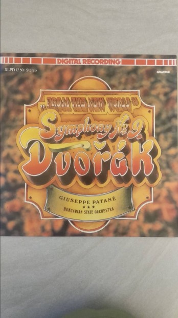 Dvorzsak 9. Szimfónia Op.95 LP (M)