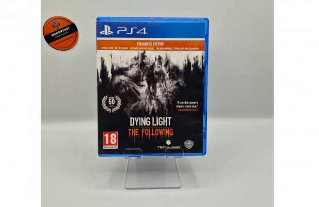 Dying Light The Following Enhanced Edition - PS4 jtk, hasznlt