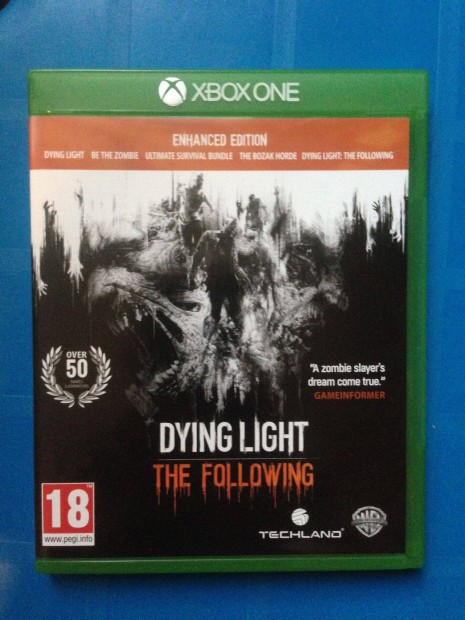 Dying Light The Following Enhanced Edition xbox one-series x jtk,el