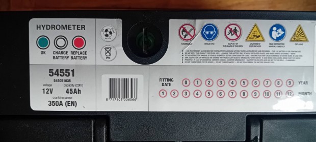 Dynac Premium 12V 45Ah Akkumulátor Japán