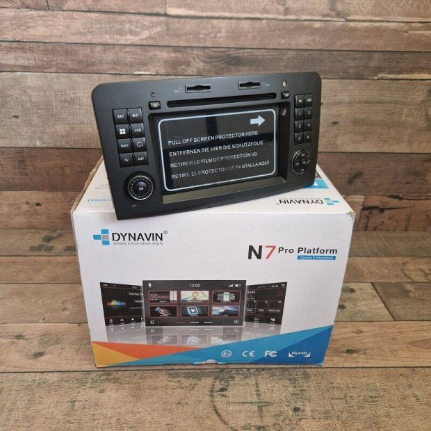 Dynavin N7 Pro 7", android fejegység, Mercedes ML W164 2005-2011/GL X1